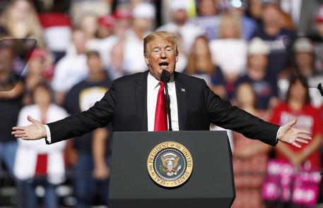 Trump's Make America Great Again Rally In Wheeling, West Virginia