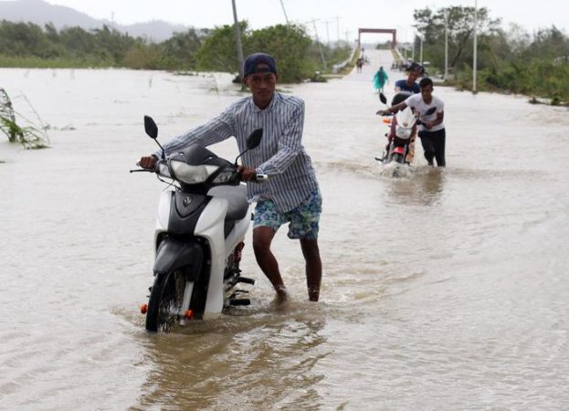Typhoon Yutu Hits Central Luzon Island In Philippines