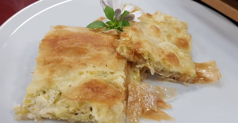 Byrek Me Presh Dhe Kos