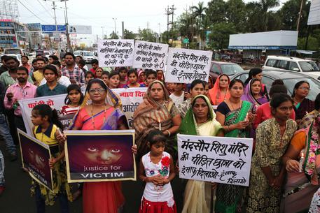 Candle Light March For Justice For Rape Victim In Bhopal