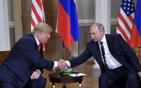 Trump Putin Handshake