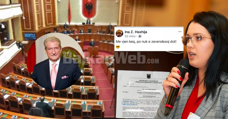 Berisha Parlament Ina Haxhija
