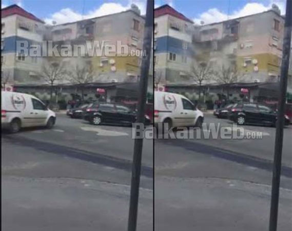 Zjarr Rruga Bardhyl Tirane