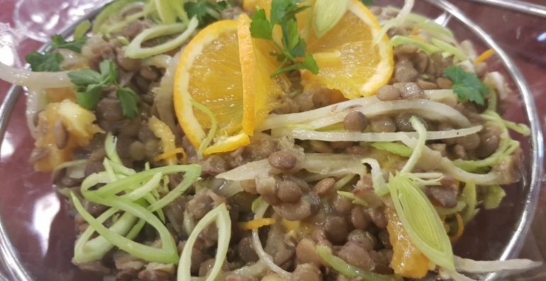 Sallate Me Thjerreza Dhe Portokall