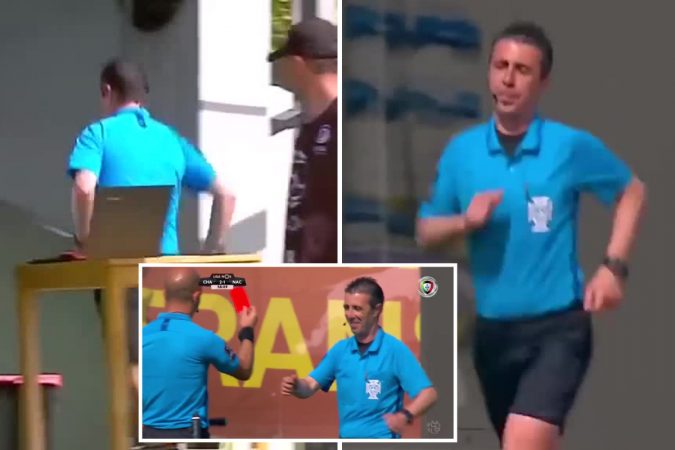 Desperate Assistant Ref Stops Match For Three Mins So He