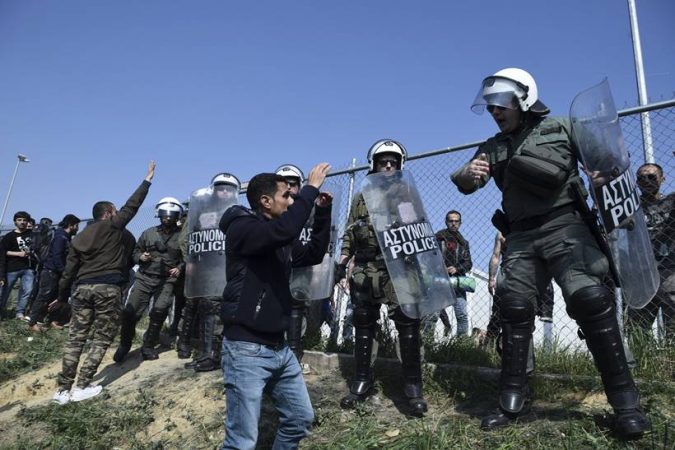 Greece Migrants Protest