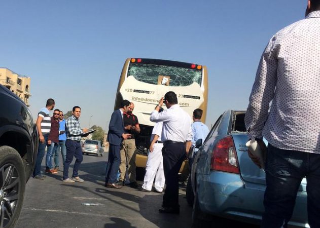 Explosion Hits Tourist Bus Near Grand Egyptian Museum