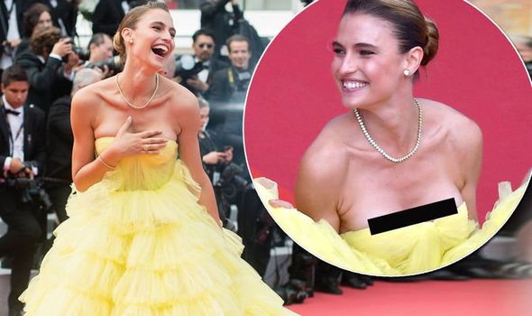 Cannes 2019 Fernanda Liz Wardrobe Malfunction Nipples Dress Pictures News 1131042