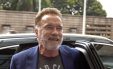 Schwarzenegger Arrives In Sao Paulo To Present His Arnold Sports Festival South America