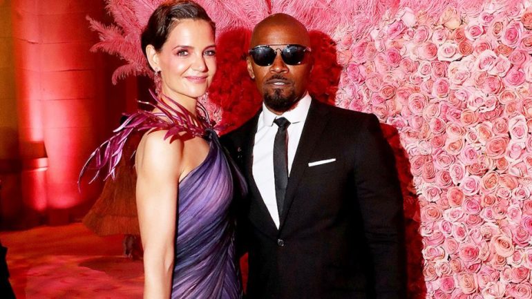 Katie Holmes Jamie Foxx Met Gala Display Getty