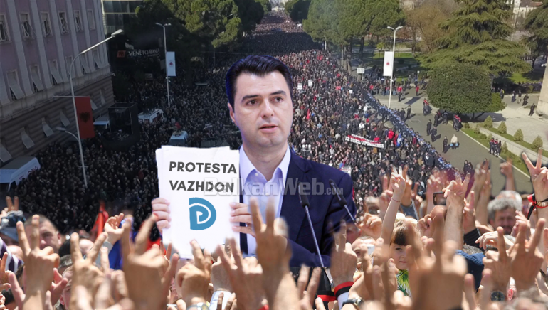 Basha Proteste