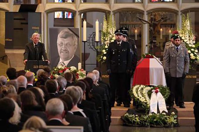 Memorial Service For Murdered Politician Walter Luebcke
