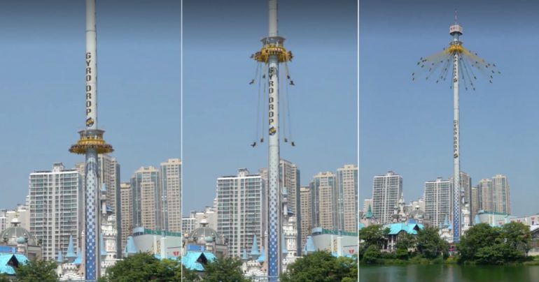 Gyro Drop Lotte World Fake Viral