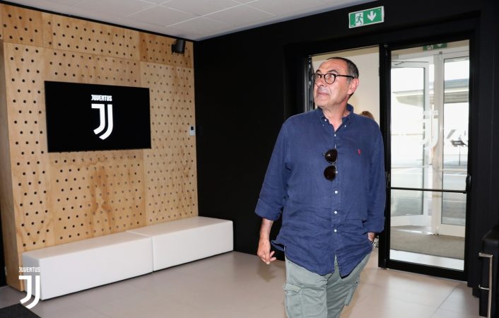 Juventus New Coach Maurizio Sarri Arrives In Turin