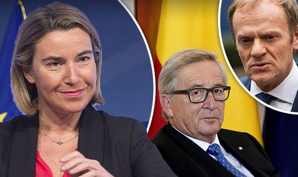Federicha Mogherini Jean Claude Juncker Italy European Union 740698