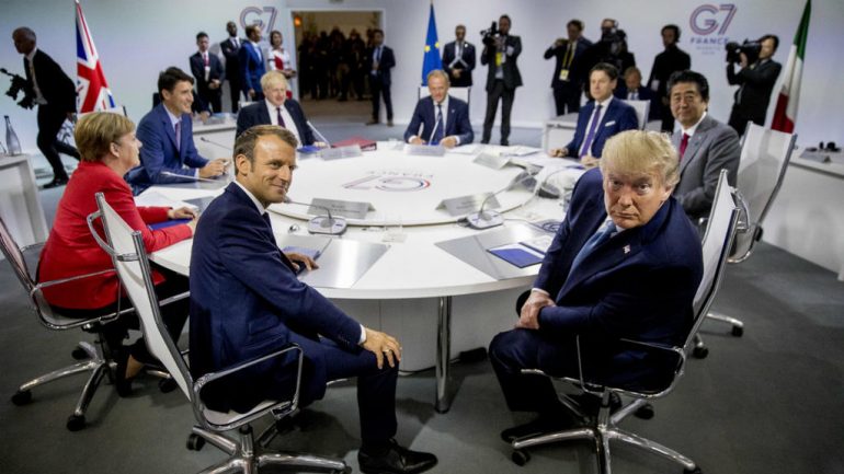 G7 Leaders Macron 0