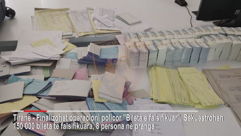 Tirane Bileta False Policia