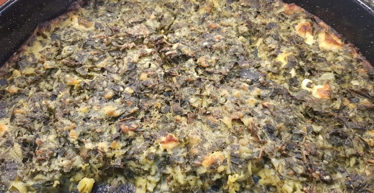 Lakror Me Gjethe Kungulli Dhe Bishta Preshi