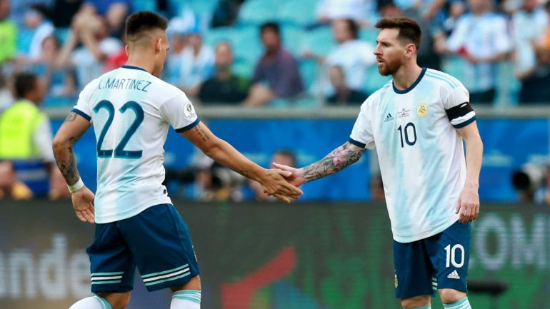 Lautaro Martinez Lionel Messi Argentina 2019 Dj9zbwwfq4bw18p263g7s1xmt