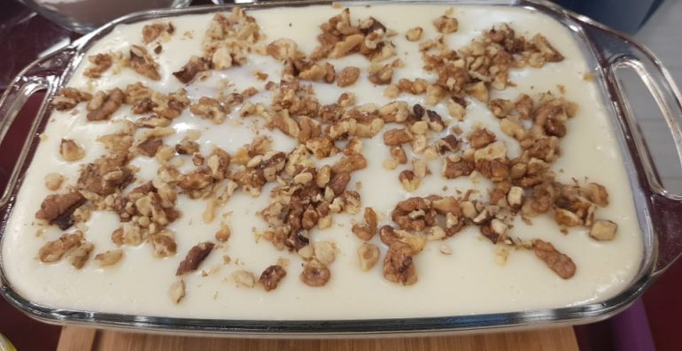 Kek Me Arra Me Sherbet Dhe Krem