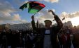 Libyan Protesters Shout Slogans During A Demonstration To Demand An End To Khalifa Haftar's Offensive Against Tripoli