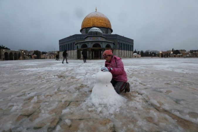 Snow In Jerusalem