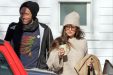 Exclusive: Chris Martin And Dakota Johnson Seen Leaving Vinnie's Barber Shop In The Hampton's After Chris Gets A Haircut The Day After Thanksgiving