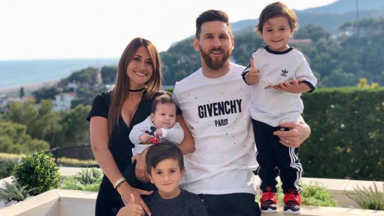 Lionel Messi Y Su Familia