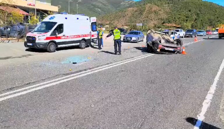 Aksident Ne Rrugen E Kombit