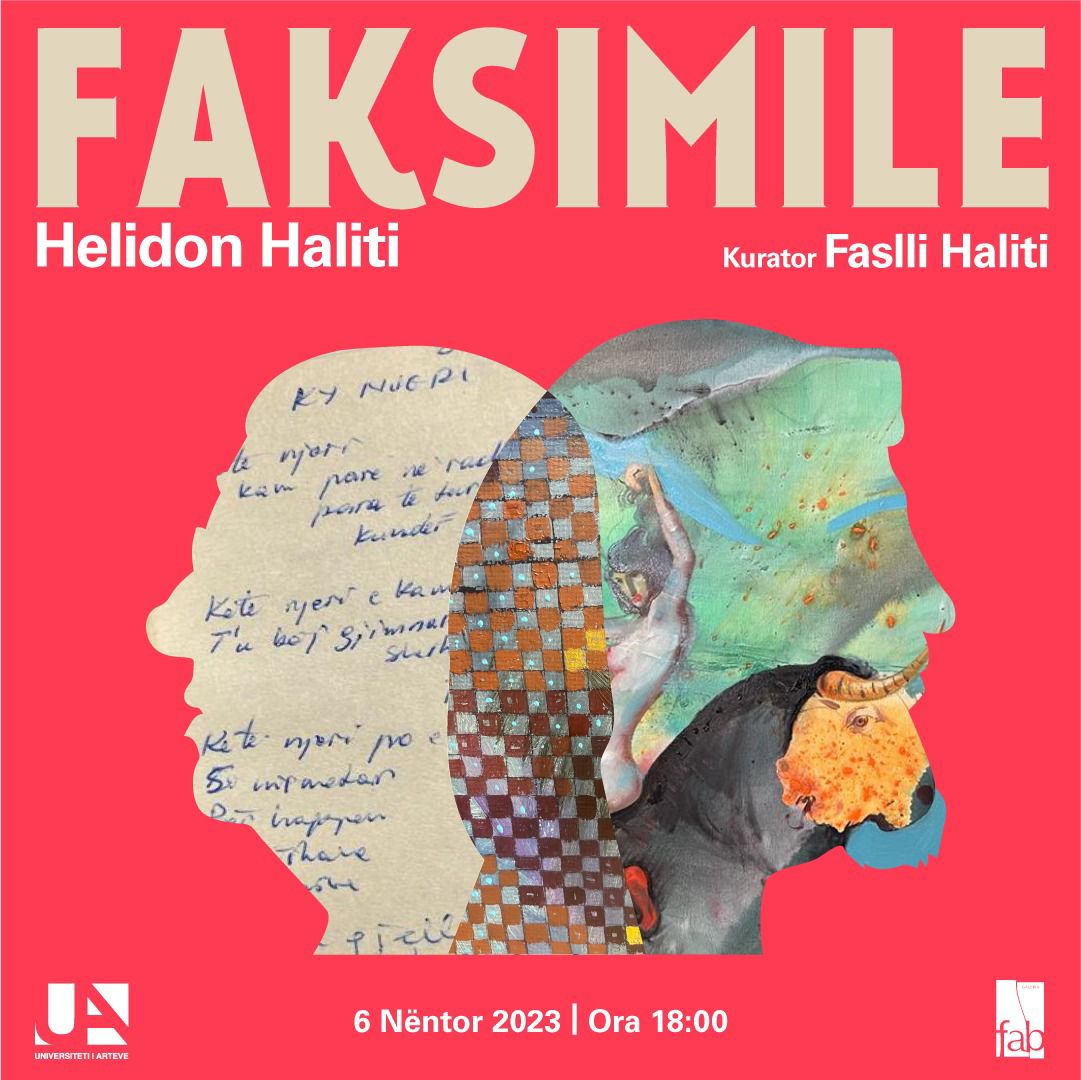 Helidon Haliti sjell më 6 nëntor ekspozitën e rrallë ‘Faksimile