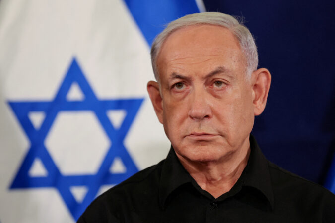 Israeli Prime Minister Netanyahu Holds A Press Conference In Tel Aviv