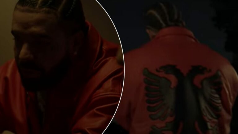 Drake Rapper Blood Rapper Drake surprises Albanians with new music video, appears in red ...