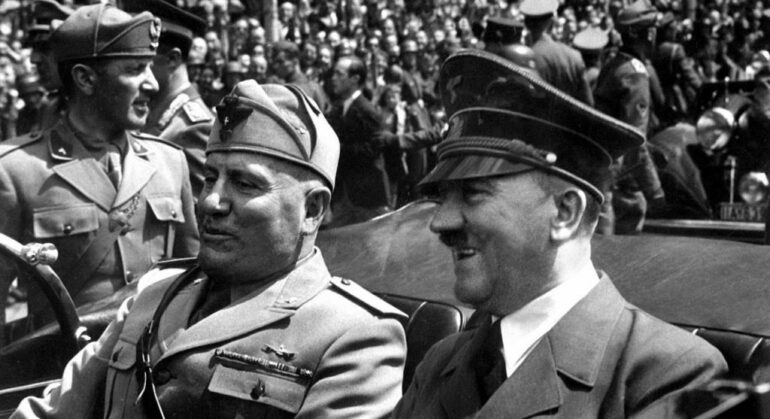 Hitler And Mussolini Featured