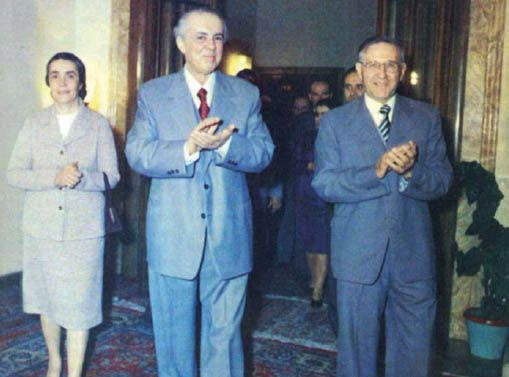 Nexhmije Hoxha Mehmet Shehu Enver Hoxha