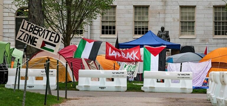 806x378 Pro Palestine Student Demonstrations Across World Continue Despite Police Crackdown 1716475793005