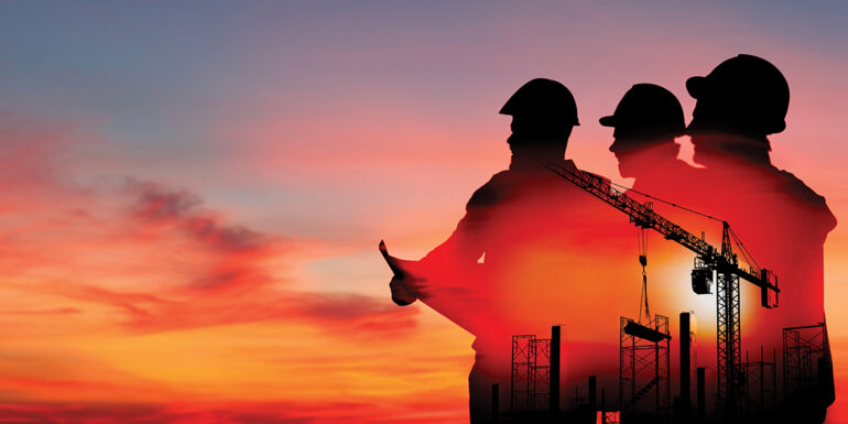 Engineering,team,working,on,site