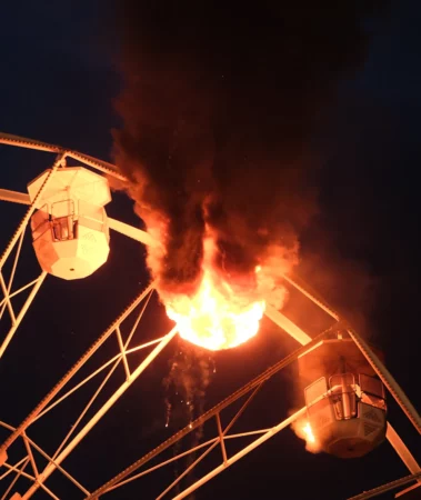 Carousel on fire, cause that almost caused tragedy revealed – Balkanweb ...