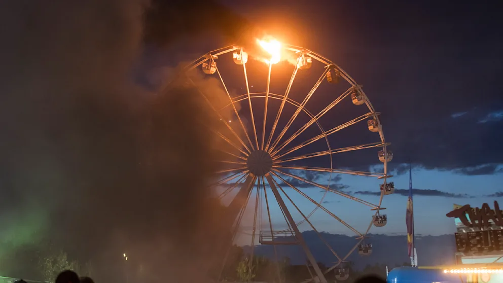 Carousel on fire, cause that almost caused tragedy revealed – Balkanweb ...