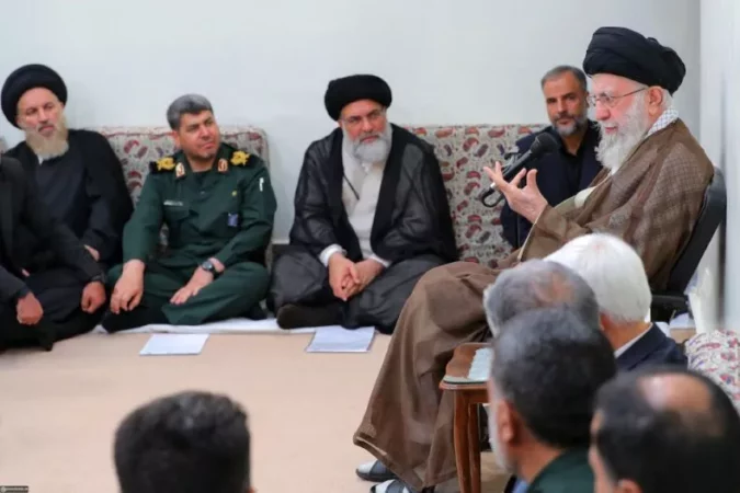 Iran Supreme Leader Khamenei Speaks Ceremony