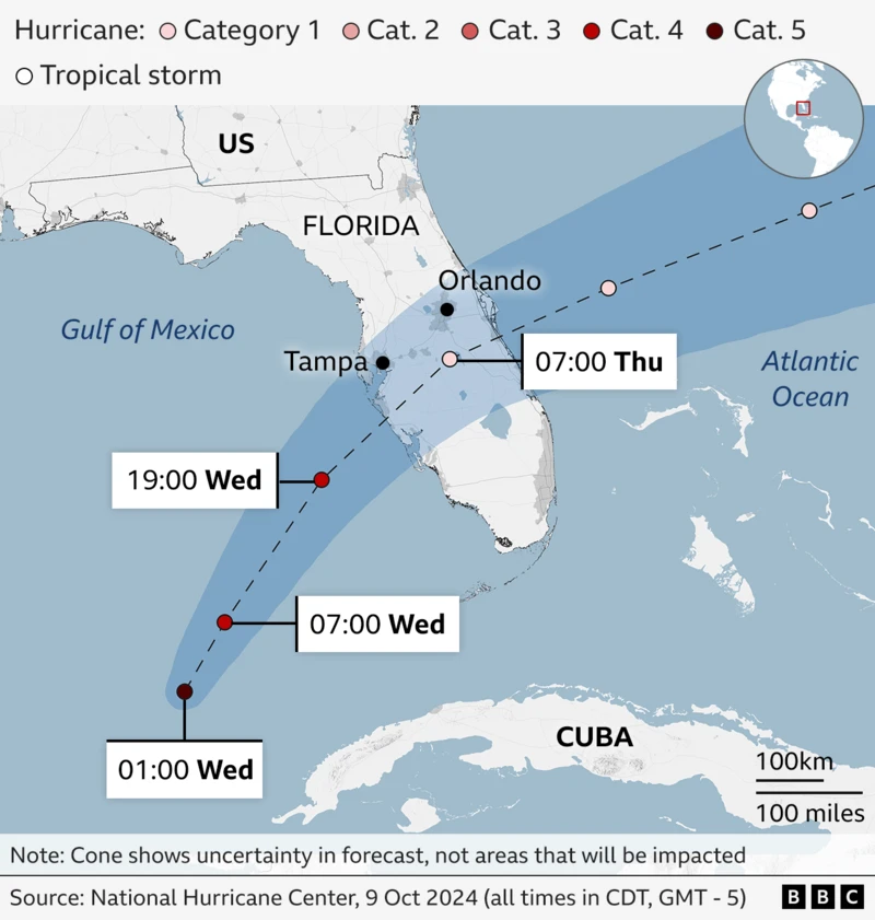 Hurricane Milton, when will it hit Florida? – Balkanweb.com - News24