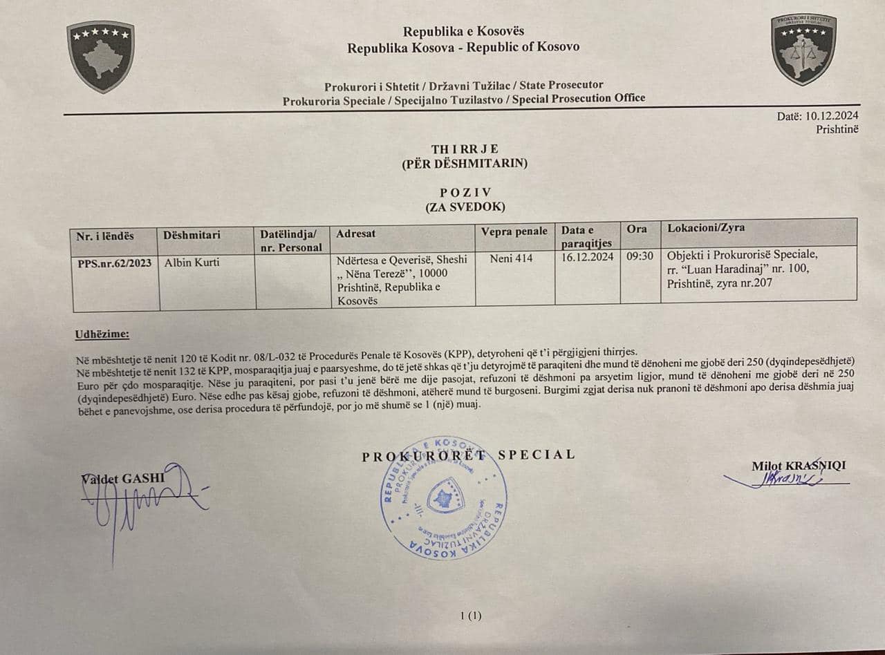 Thirrja Si Deshmitar