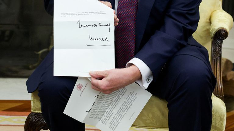 Skynews Trump Letter 6841735