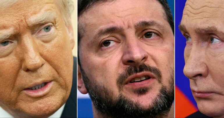 Trump Putin Zelensky