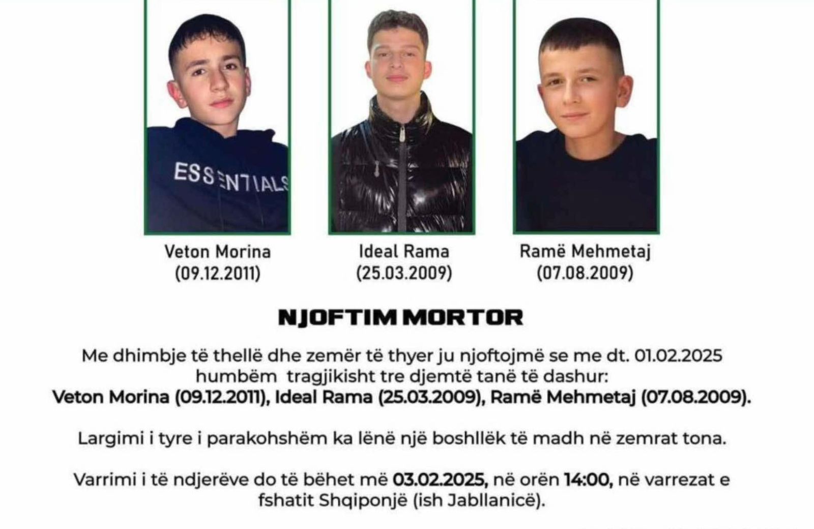 Veton Morina Ideal Rama Ramë Mehmetaj