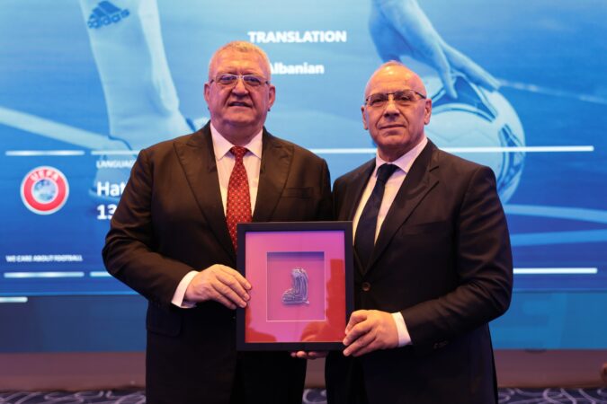 Duka Armand Agim Ademi Hattrick Uefa Kosove Mars 2025