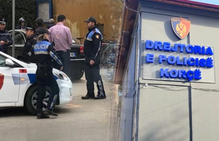 Policia Korçe Aksident