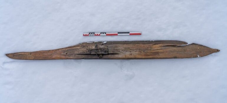 The Skis May Have Belonged To A Hunter Or Traveler