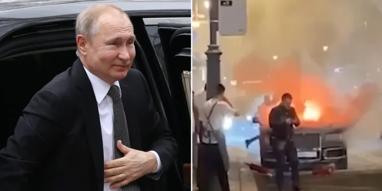 Vladimir Putin Moscow Fire