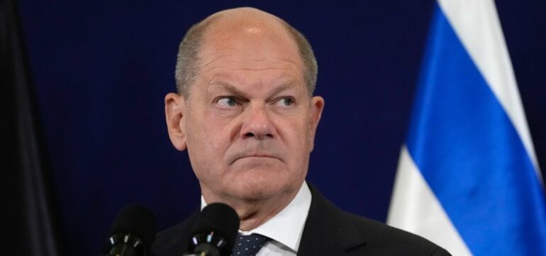 806x378 German Chancellor Olaf Scholz Condemns Barbaric Russian Attack On Ukraines Sumy 1744556057474