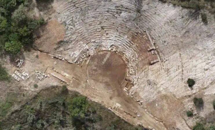 First Ever Ancient Greek Theater Discovered In Lefkada Ionian Islands 1536x931
